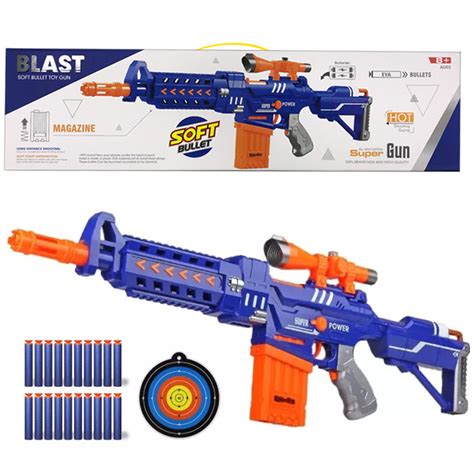 nerf gun darts|Blaster Electric Nerf Machine gun, softbullet gun, soft bullet gun .